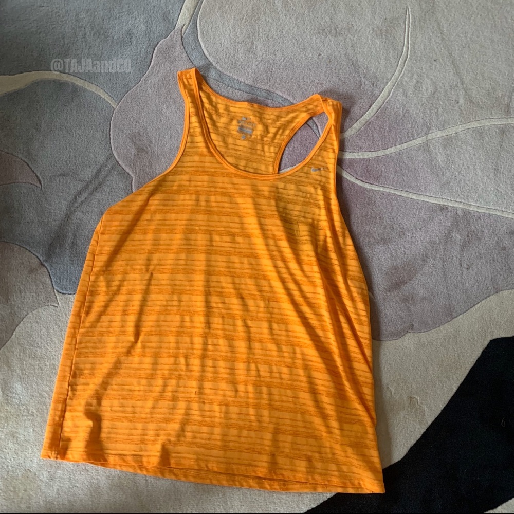 NIKE: Breezy Sheer Neon Active Tank